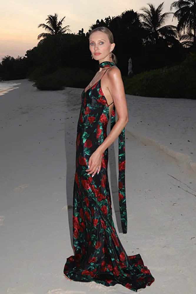 Whispers of Spring – Floral V-Neck Dress