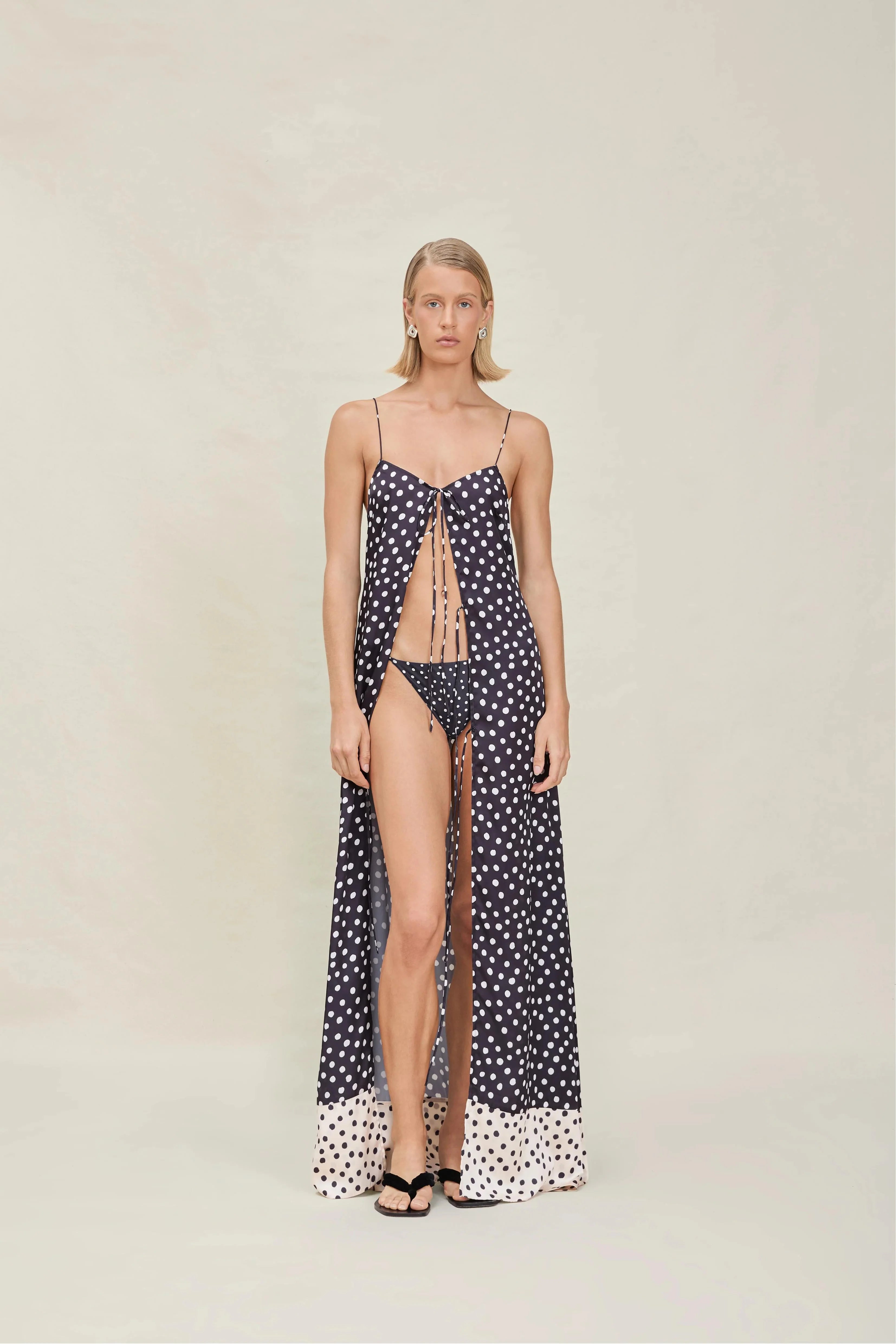 Polka Dot  Convertible Dress Set