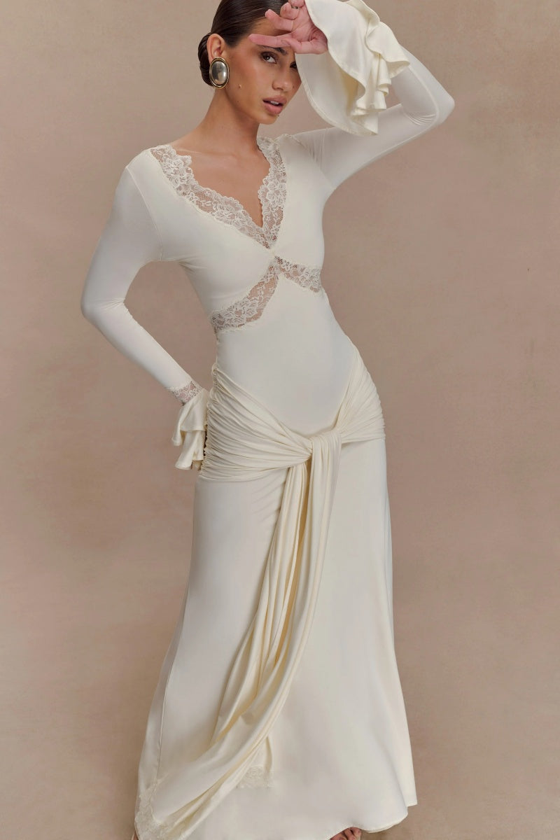 Slim-Fitting Maxi Dress