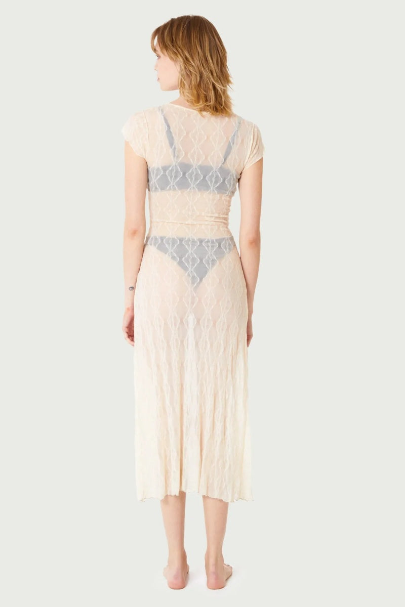 Goth Fairycore Midi Dress for Women