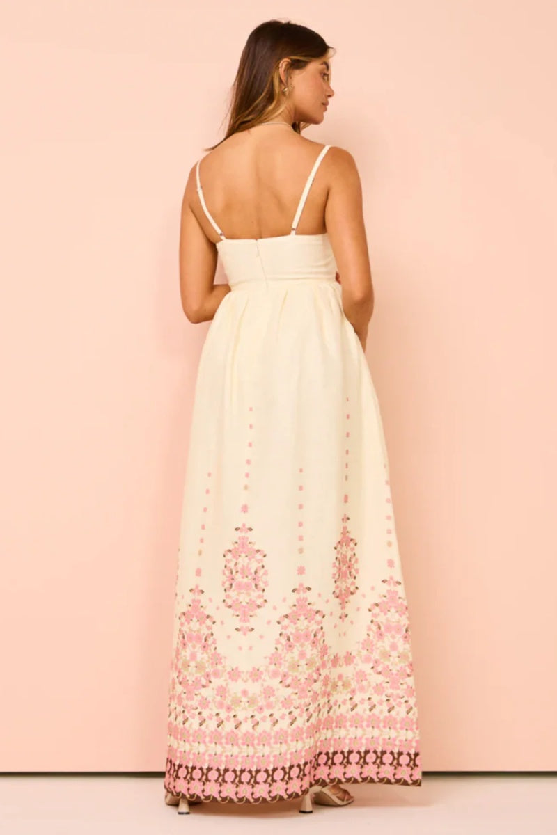 Playful Floral  Maxi Dress